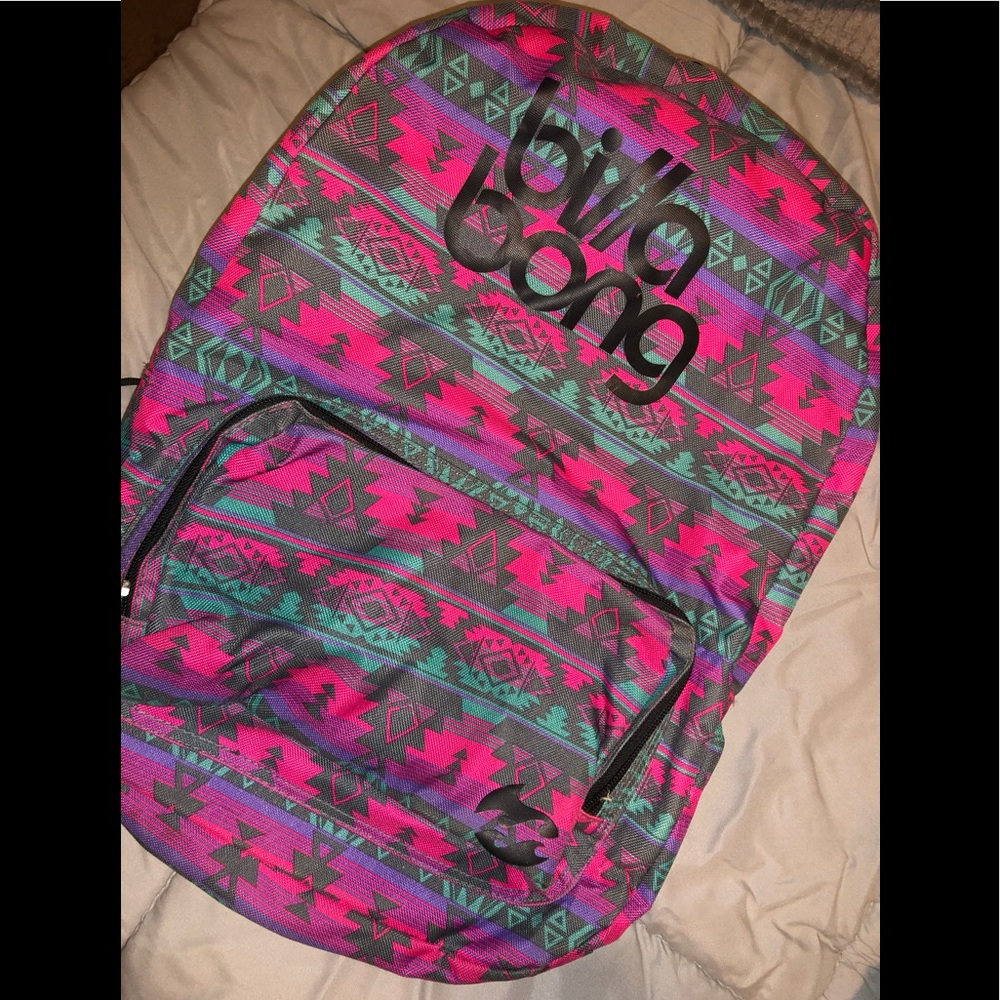 Billabong Aztec print backpack